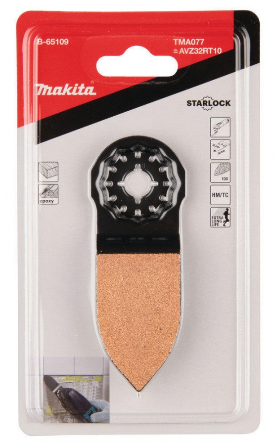 Makita b-65109 tma077 lama abrasiva per utensile multifunzione starlock - dettaglio 3