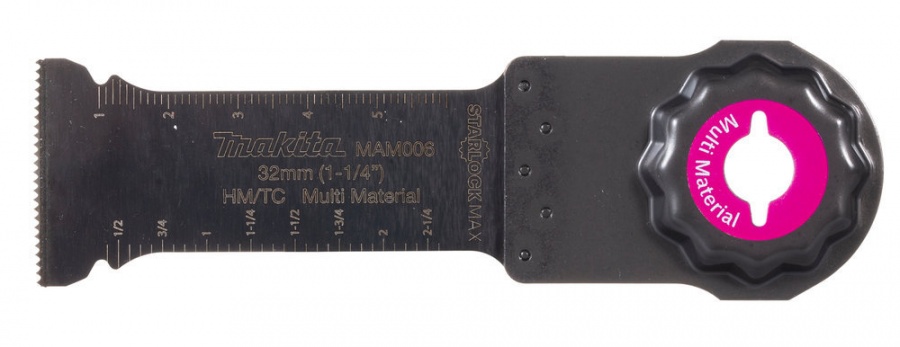 Makita b-66450 mam006 lama per utensile multifunzione starlock max multimateriale - dettaglio 2
