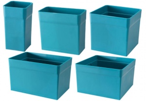 Makita 191x92-5 set di scomparti per makpac multibox 5 pz. - dettaglio 1