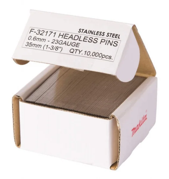 Makita f-00132 spilli 0,6x35 mm 23 gauge color beige 3.000 pz. - dettaglio 2