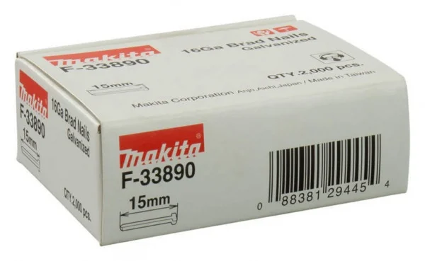 Makita  groppini tipo 16ga per groppinatrice dbn600 2.000 pz. - dettaglio 2