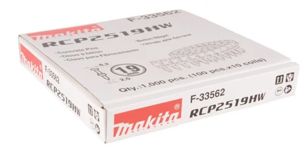 Makita  chiodi nastrati per chiodatrice an250hc per calcestruzzo 1000 pz. - dettaglio 2