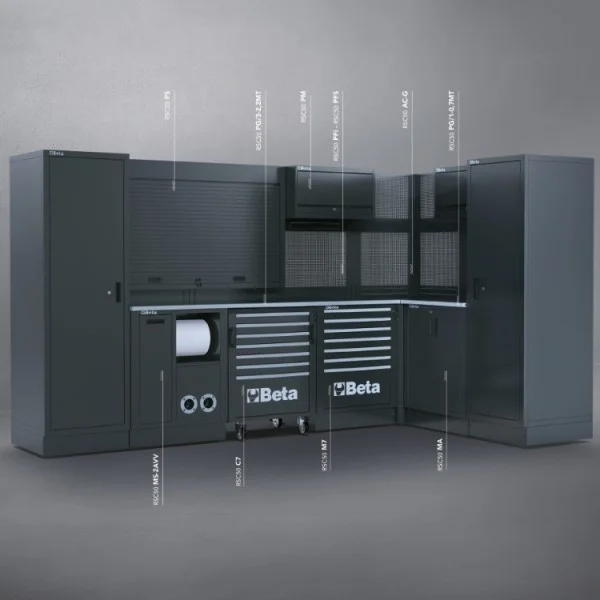 Beta rsc50 l combinazione completa arredamento officina 050001050 - dettaglio 3