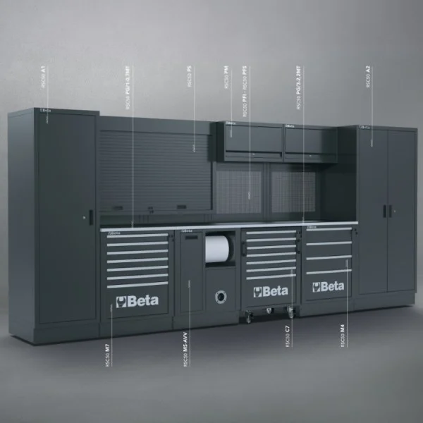 Beta rsc50 combinazione completa arredamento officina 050001000 - dettaglio 3