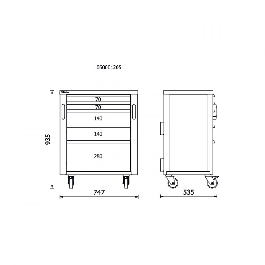 Mobile Per Stampante KOMFOTTEU Armadio Archivio Con 5 Ruote, Cassettiera Da Scrivania Con 2 Cassetti Armadio Con Anta E 3 Scomparti Supporto Per Stampante Mobile Per Ufficio 104 X 35 X 655