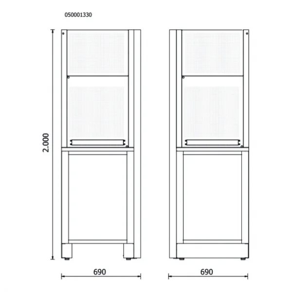 Beta rsc50 ac-a modulo angolare completo per arredo officina 050001329 - dettaglio 2