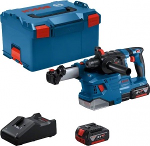 Bosch gbh 18v-22 + gde 18v-12 tassellatore brushless sds plus a batteria 18 v 0611924003 - dettaglio 1