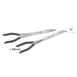 Beta 1009l/dp-s2 serie di pinze becchi mezzotondi lunghi doppio snodo 2 pz. 010090060 - dettaglio 1