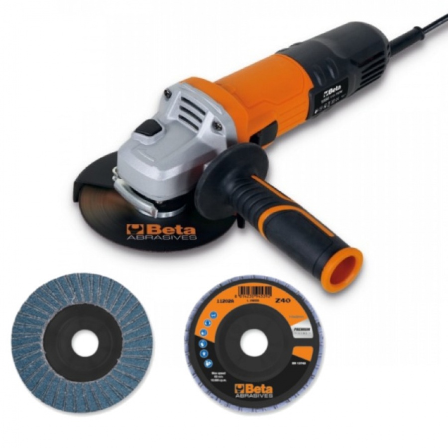Beta 11202A 60/SM Smerigliatrice angolare 115 mm con dischi lamellari