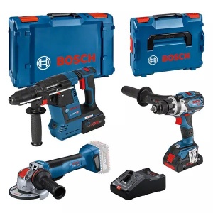 Bosch 0615990N2X Kit 4 elettroutensili 18 V a batteria Brushless per serramentisti - 0615990N2X