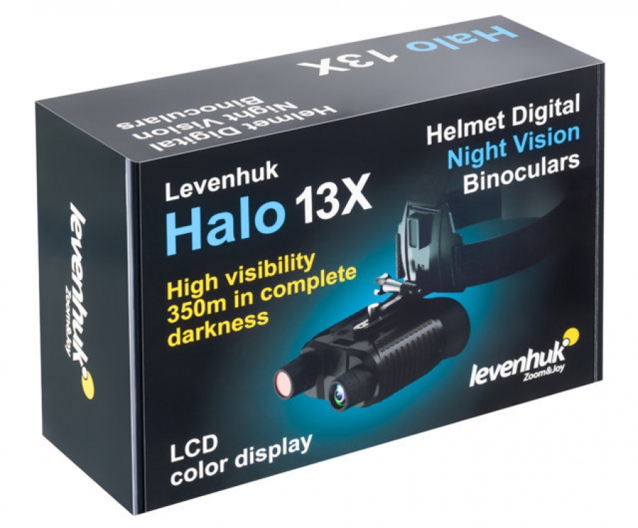 Levenhuk halo 13x helmet visore notturno da testa binoculare digitale 82246 - dettaglio 9