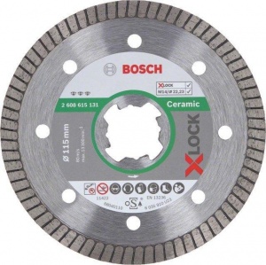 Bosch x-lock best for ceramic extra clean turbo disco diamantato per smerigliatrice - dettaglio 1