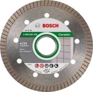 Bosch best for ceramic extraclean turbo disco diamantato per smerigliatrice - dettaglio 1