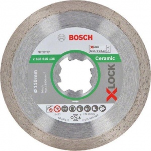 Bosch x-lock standard for ceramic disco diamantato per smerigliatrice - dettaglio 1