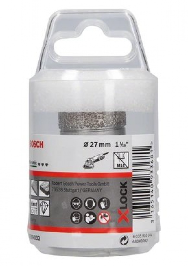 Bosch x-lock best for ceramic dry speed fresa diamantata a secco - dettaglio 2