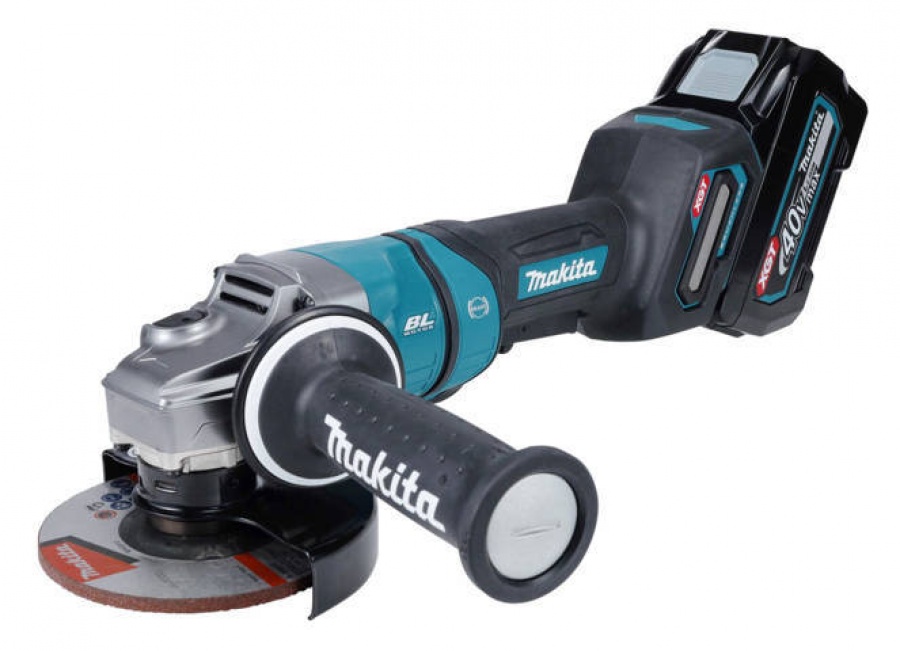 Smerigliatrice Angolare A Batteria 125mm 20V - Motore Brushless, 2 Batterie 4.0Ah, 8500 Giri/min, 10 Dischi Inclusi
