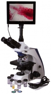 Levenhuk med d35t lcd microscopio trinoculare digitale professionale 74003 - dettaglio 1