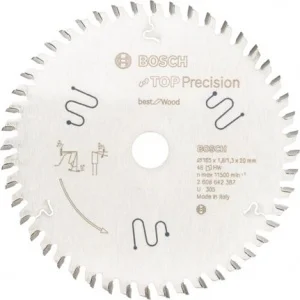 Bosch top precision best for multi material lama per seghe circolari 165x20 mm multimateriale 2608642387 - dettaglio 1