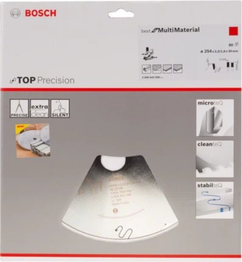 Bosch top precision best for multi material lama per troncatrice 254x30 mm multimateriale 2608642098 - dettaglio 2