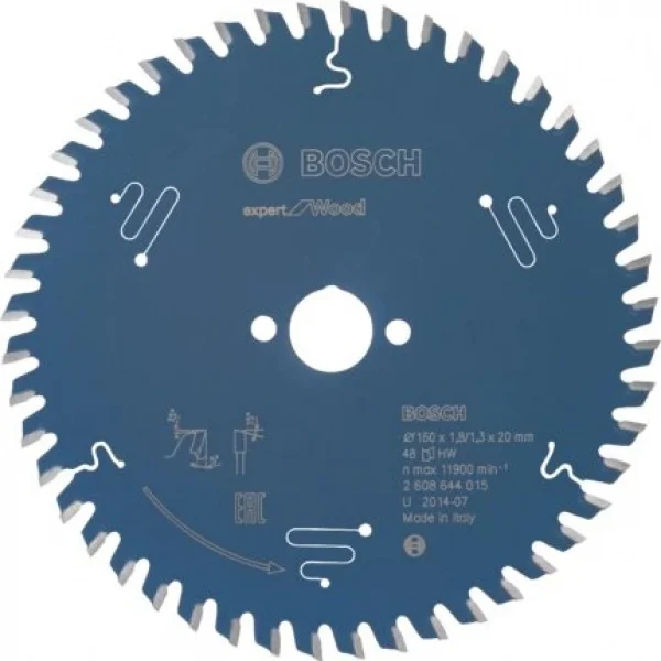 Bosch expert for wood lama per seghe circolari 160x20 mm per legno 2608644015 - dettaglio 1