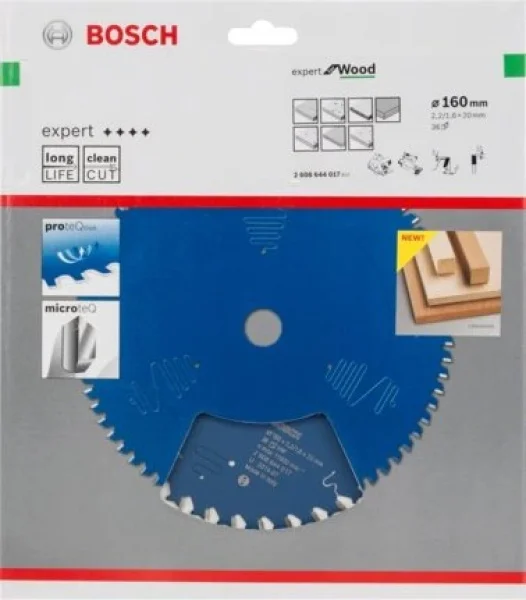Bosch expert for wood lama per seghe circolari 160x20 mm per legno 2608644017 - dettaglio 2
