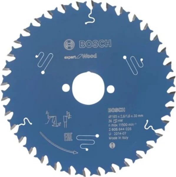 Bosch expert for wood lama per seghe circolari 165x30 mm per legno 2608644026 - dettaglio 1