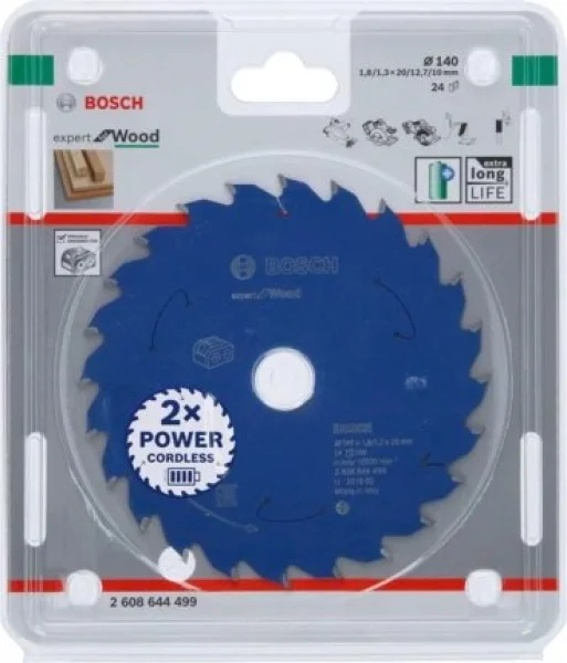 Bosch expert for wood lama per seghe ad affondamento 140x20 mm per legno 2608644499 - dettaglio 2