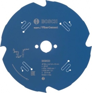 Bosch expert for fiber cement lama per sega circolare 160x20 mm per fibrocemento 2608644121 - dettaglio 1