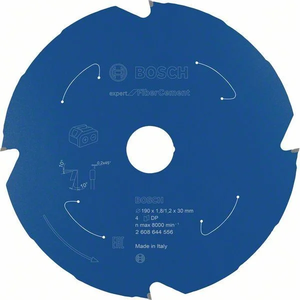 Bosch expert for fiber cement lama per sega ad affondamento 165x20 mm per fibrocemento 2608644555 - dettaglio 1