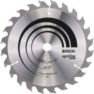 Bosch optiline wood lama per sega circolare 184x16 mm per legno 2608640817 - dettaglio 1