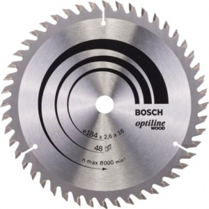 Bosch optiline wood lama per sega circolare 184x16 mm per legno 2608641181 - dettaglio 1