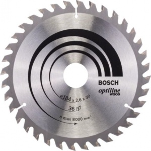 Bosch optiline wood lama per sega circolare 184x30 mm per legno 2608640611 - dettaglio 1