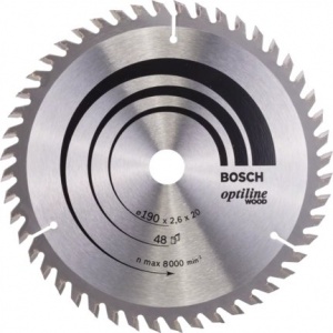 Bosch optiline wood lama per sega circolare 190x20 mm per legno 2608640614 - dettaglio 1