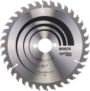 Bosch optiline wood lama per sega circolare 190x30 mm per legno 2608640616 - dettaglio 1