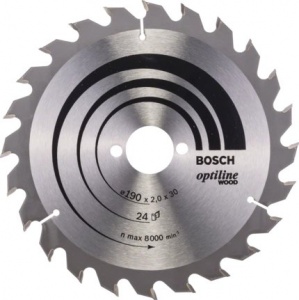Bosch optiline wood lama per sega circolare 190x30 mm per legno 2608641185 - dettaglio 1