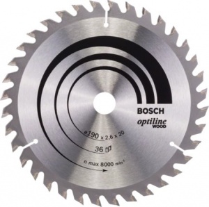 Bosch optiline wood lama per sega circolare 190x20 mm per legno 2608640613 - dettaglio 1