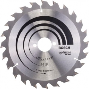 Bosch optiline wood lama per sega circolare 190x30 mm per legno 2608640615 - dettaglio 1