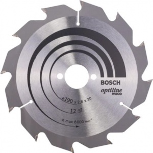Bosch optiline wood lama per sega circolare 190x30 mm per legno 2608641187 - dettaglio 1