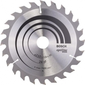 Bosch optiline wood lama per sega circolare 210x30 mm per legno 2608640621 - dettaglio 1