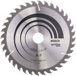 Bosch optiline wood lama per sega circolare 210x30 mm per legno 2608640622 - dettaglio 1