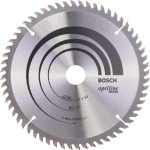 Bosch optiline wood lama per sega circolare 235x30 mm per legno 2608641192 - dettaglio 1