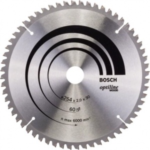 Bosch optiline wood lama per troncatrice 254x30 mm per legno 2608640436 - dettaglio 1