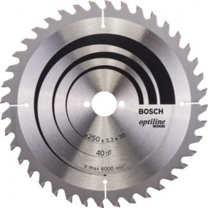 Bosch optiline wood lama per seghe da banco 250x30 mm per legno 2608640670 - dettaglio 1