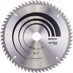 Bosch optiline wood lama per seghe da banco 254x30 mm per legno 2608640444 - dettaglio 1