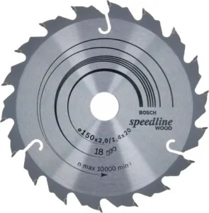 Bosch speedline wood lama per sega circolare 150x20 mm per legno 2608640781 - dettaglio 1