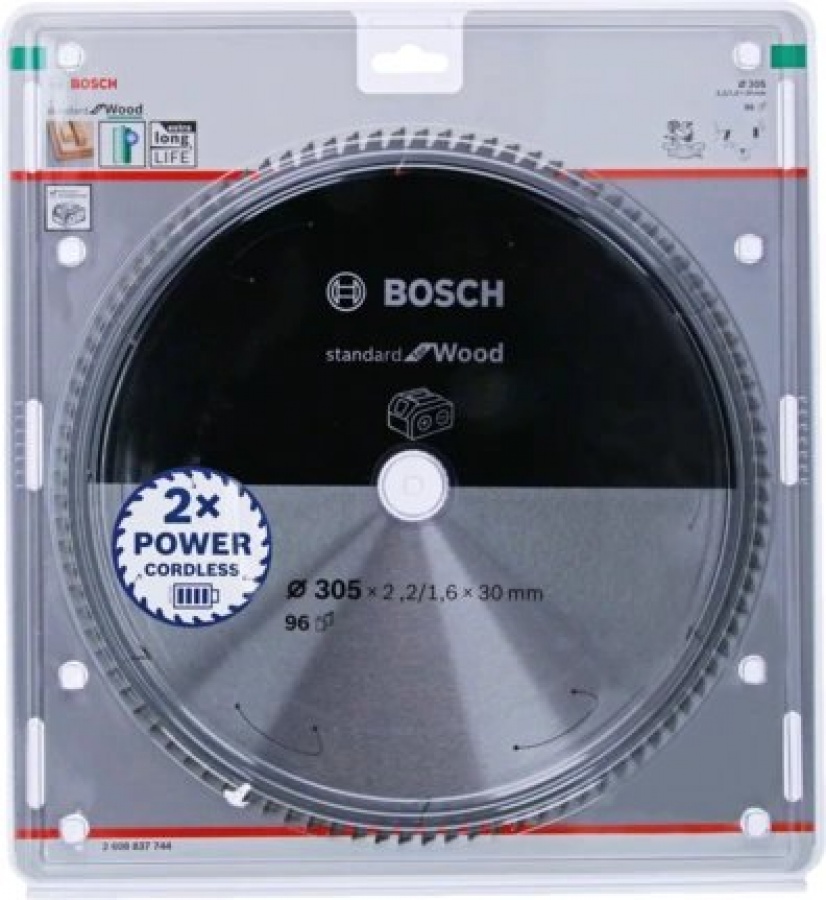 Bosch standard for wood lama per troncatrice 305x30 mm per legno 2608837744 - dettaglio 2