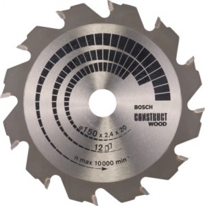 Bosch standard for construct wood lama per sega circolare 150x20 mm per legno chiodato 2608641199 - dettaglio 1