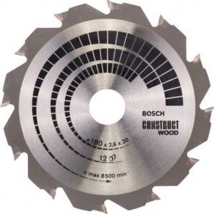 Bosch standard for construct wood lama per sega circolare 180x30 mm per legno chiodato 2608640632 - dettaglio 1