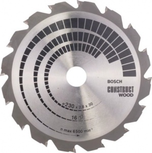 Bosch standard for construct wood lama per sega circolare 230x30 mm per legno chiodato 2608640635 - dettaglio 1