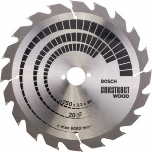 Bosch standard for construct wood lama per sega da banco 250x30 mm per legno 2608641774 - dettaglio 1